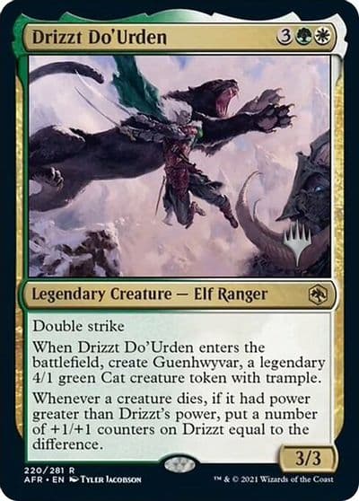 Drizzt DoUrden Promo Pack: Adventures in the Forgotten Realms Magic card