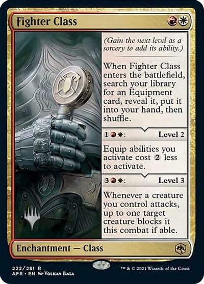 Fighter Class Promo Pack: Adventures in the Forgotten Realms Magic card