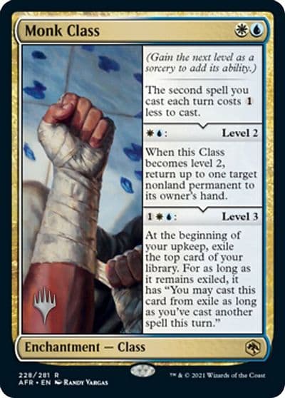 Monk Class Promo Pack: Adventures in the Forgotten Realms Magic card