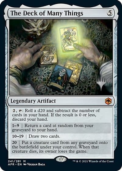 The Deck of Many Things Promo Pack: Adventures in the Forgotten Realms Magic card
