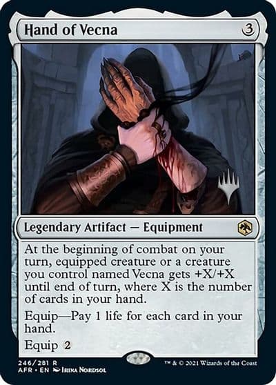 Hand of Vecna Promo Pack: Adventures in the Forgotten Realms Magic card