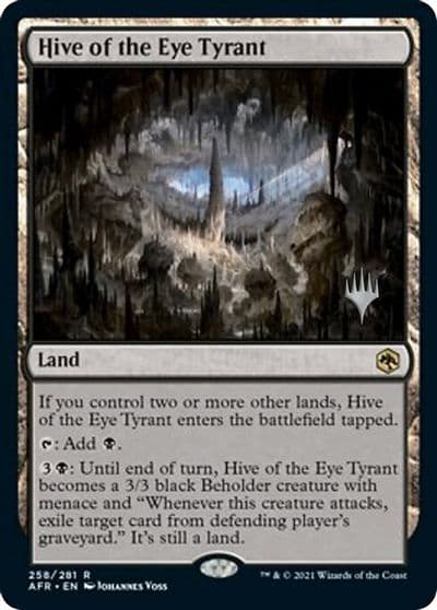Hive of the Eye Tyrant Promo Pack: Adventures in the Forgotten Realms Magic card