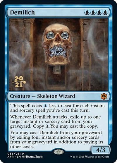 Demilich Prerelease Cards Magic card