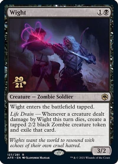 Wight Prerelease Cards Magic card