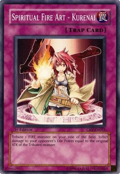 Spiritual Fire Art Kurenai Cybernetic Revolution Yu-Gi-Oh! card