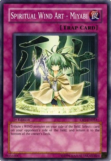 Spiritual Wind Art Miyabi Cybernetic Revolution Yu-Gi-Oh! card