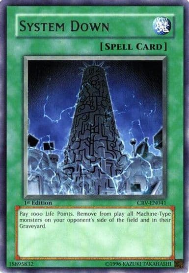 System Down Cybernetic Revolution Yu-Gi-Oh! card