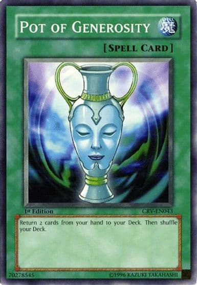 Pot of Generosity Cybernetic Revolution Yu-Gi-Oh! card