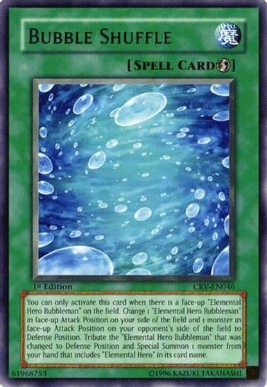 Bubble Shuffle Cybernetic Revolution Yu-Gi-Oh! card