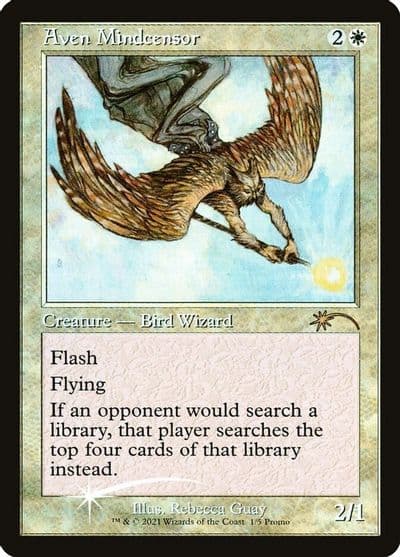 Aven Mindcensor Retro Frame WPN & Gateway Promos Magic card