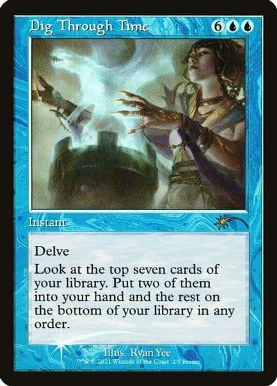 Dig Through Time Retro Frame WPN & Gateway Promos Magic card