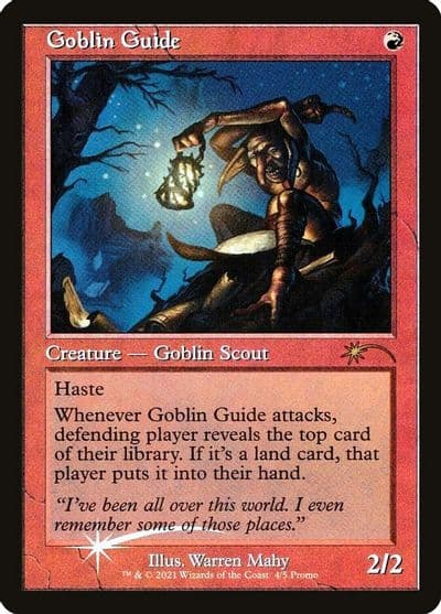 Goblin Guide Retro Frame WPN & Gateway Promos Magic card