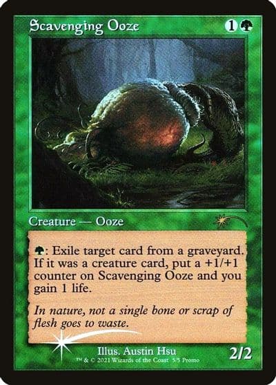 Scavenging Ooze Retro Frame WPN & Gateway Promos Magic card