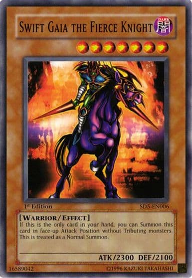 Swift Gaia the Fierce Knight Structure Deck: Warrior's Triumph Yu-Gi-Oh! card