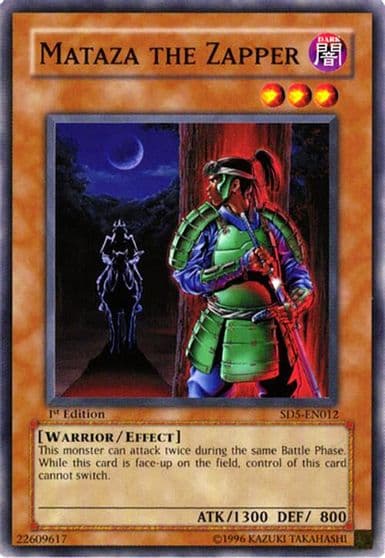 Mataza the Zapper Structure Deck: Warrior's Triumph Yu-Gi-Oh! card