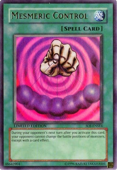Mesmeric Control EU Shadow of Infinity Yu-Gi-Oh! card