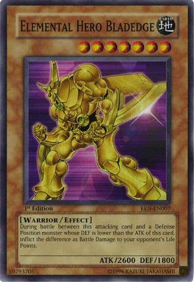 Elemental Hero Bladedge Elemental Energy Yu-Gi-Oh! card