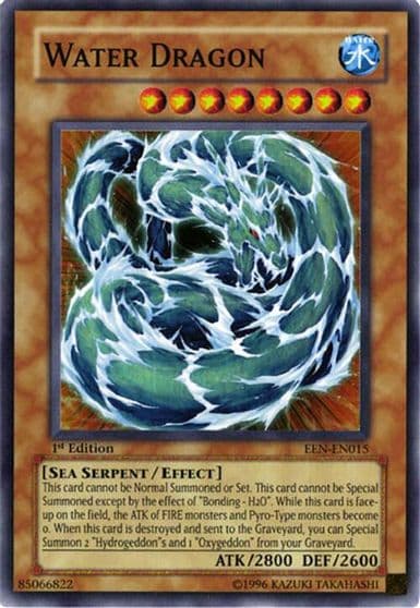 Water Dragon Elemental Energy Yu-Gi-Oh! card