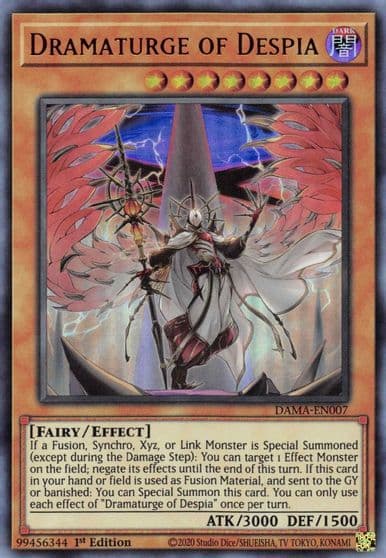 Dramaturge of Despia Dawn of Majesty Yu-Gi-Oh! card
