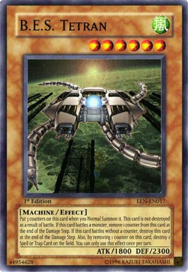 BES Tetran Elemental Energy Yu-Gi-Oh! card
