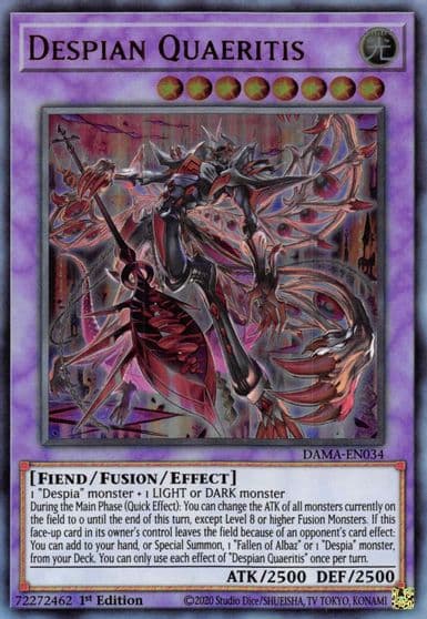 Despian Quaeritis Dawn of Majesty Yu-Gi-Oh! card