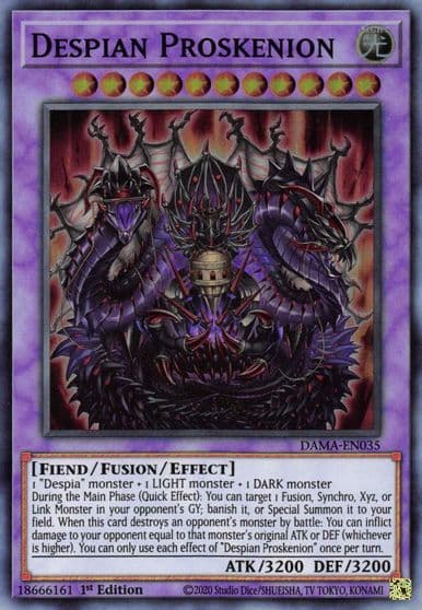 Despian Proskenion Dawn of Majesty Yu-Gi-Oh! card