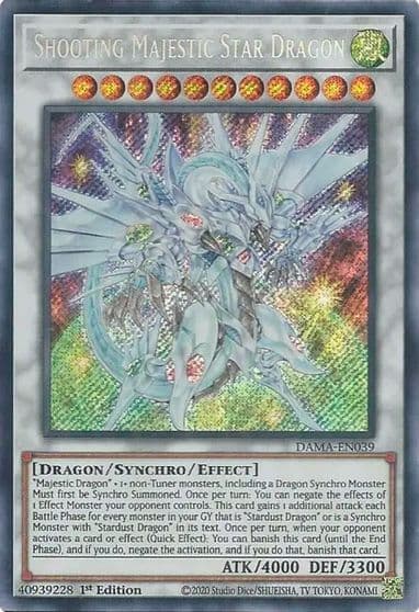 Shooting Majestic Star Dragon Dawn of Majesty Yu-Gi-Oh! card