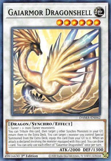Gaiarmor Dragonshell Dawn of Majesty Yu-Gi-Oh! card