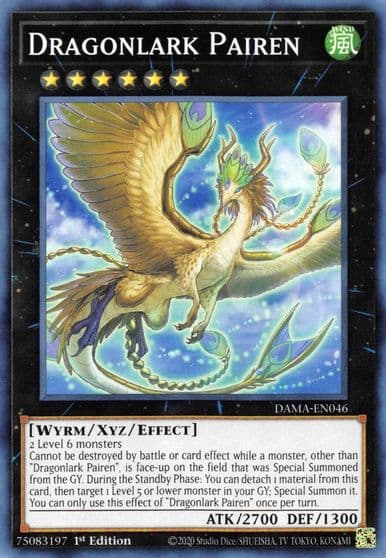 Dragonlark Pairen Dawn of Majesty Yu-Gi-Oh! card