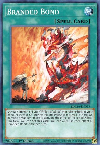 Branded Bond Dawn of Majesty Yu-Gi-Oh! card