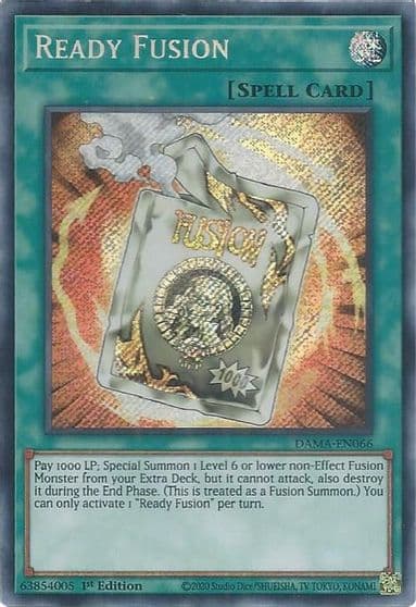 Ready Fusion Dawn of Majesty Yu-Gi-Oh! card