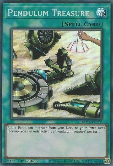 Pendulum Treasure Dawn of Majesty Yu-Gi-Oh! card