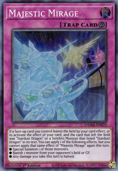 Majestic Mirage Dawn of Majesty Yu-Gi-Oh! card
