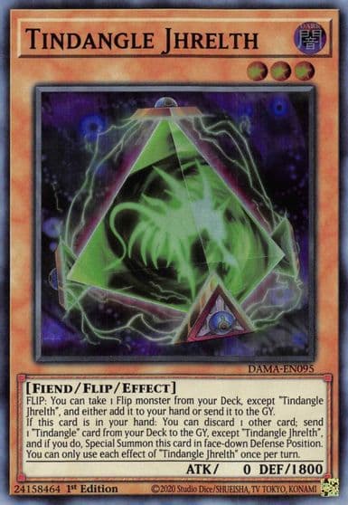 Tindangle Jhrelth Dawn of Majesty Yu-Gi-Oh! card