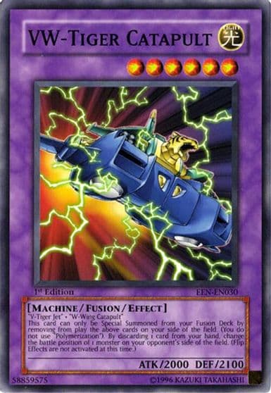 VW Tiger Catapult Elemental Energy Yu-Gi-Oh! card