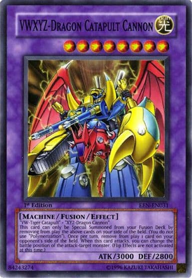 VWXYZ Dragon Catapult Cannon Elemental Energy Yu-Gi-Oh! card