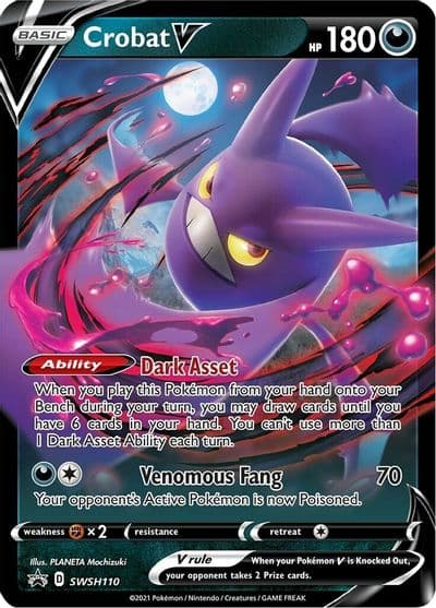 Crobat V - SWSH110 SWSH: Sword & Shield Promo Cards Pokemon card