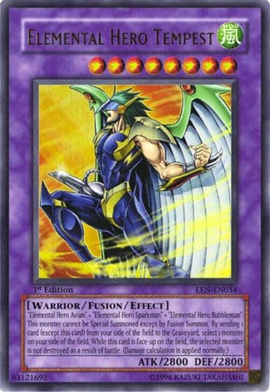 Elemental Hero Tempest Elemental Energy Yu-Gi-Oh! card