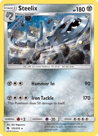 Steelix (Cosmos Holo) Blister Exclusives Pokemon card