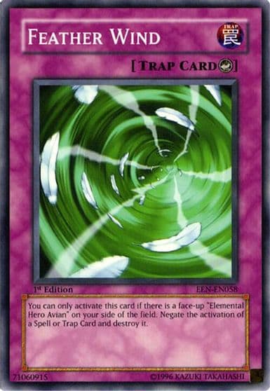 Feather Wind Elemental Energy Yu-Gi-Oh! card