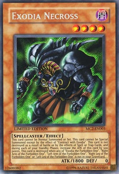 Exodia Necross Master Collection Volume 2 Yu-Gi-Oh! card