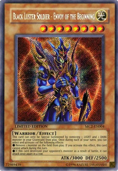 Black Luster Soldier Envoy of the Beginning Master Collection Volume 2 Yu-Gi-Oh! card