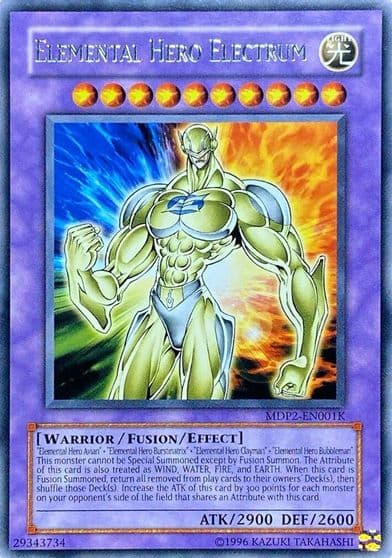 Elemental Hero Electrum Redemption Replacement Yu-Gi-Oh! card