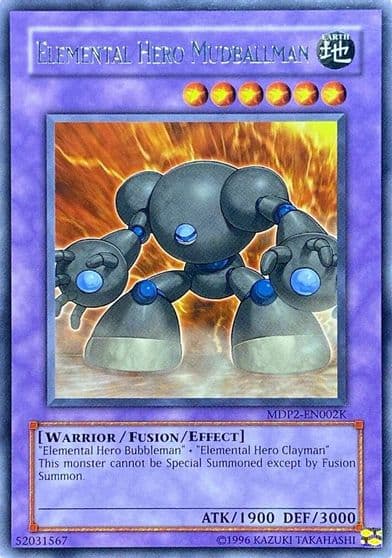 Elemental Hero Mudballman Redemption Replacement Yu-Gi-Oh! card