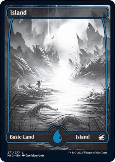 Island 271 Innistrad: Midnight Hunt Magic card