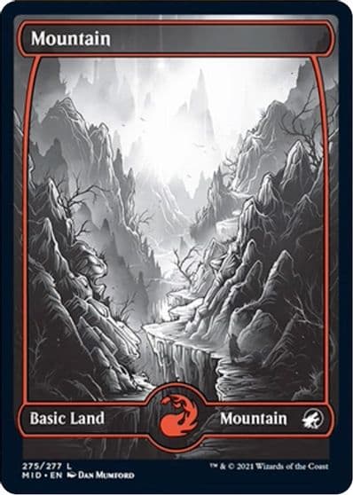 Mountain 275 Innistrad: Midnight Hunt Magic card