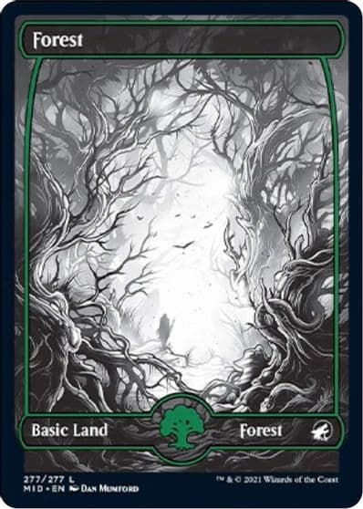 Forest 277 Innistrad: Midnight Hunt Magic card