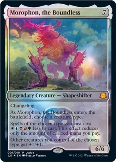 Morophon the Boundless Judge Promos Magic card