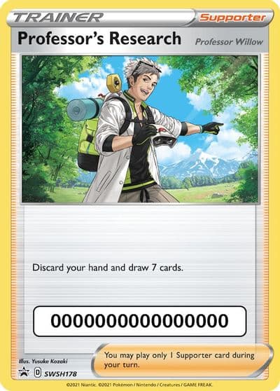 Professor's Research - SWSH178 (with Pokemon Go Code) SWSH: Sword & Shield Promo Cards Pokemon card