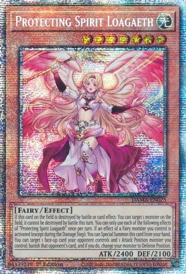 Protecting Spirit Loagaeth Starlight Rare Dawn of Majesty Yu-Gi-Oh! card